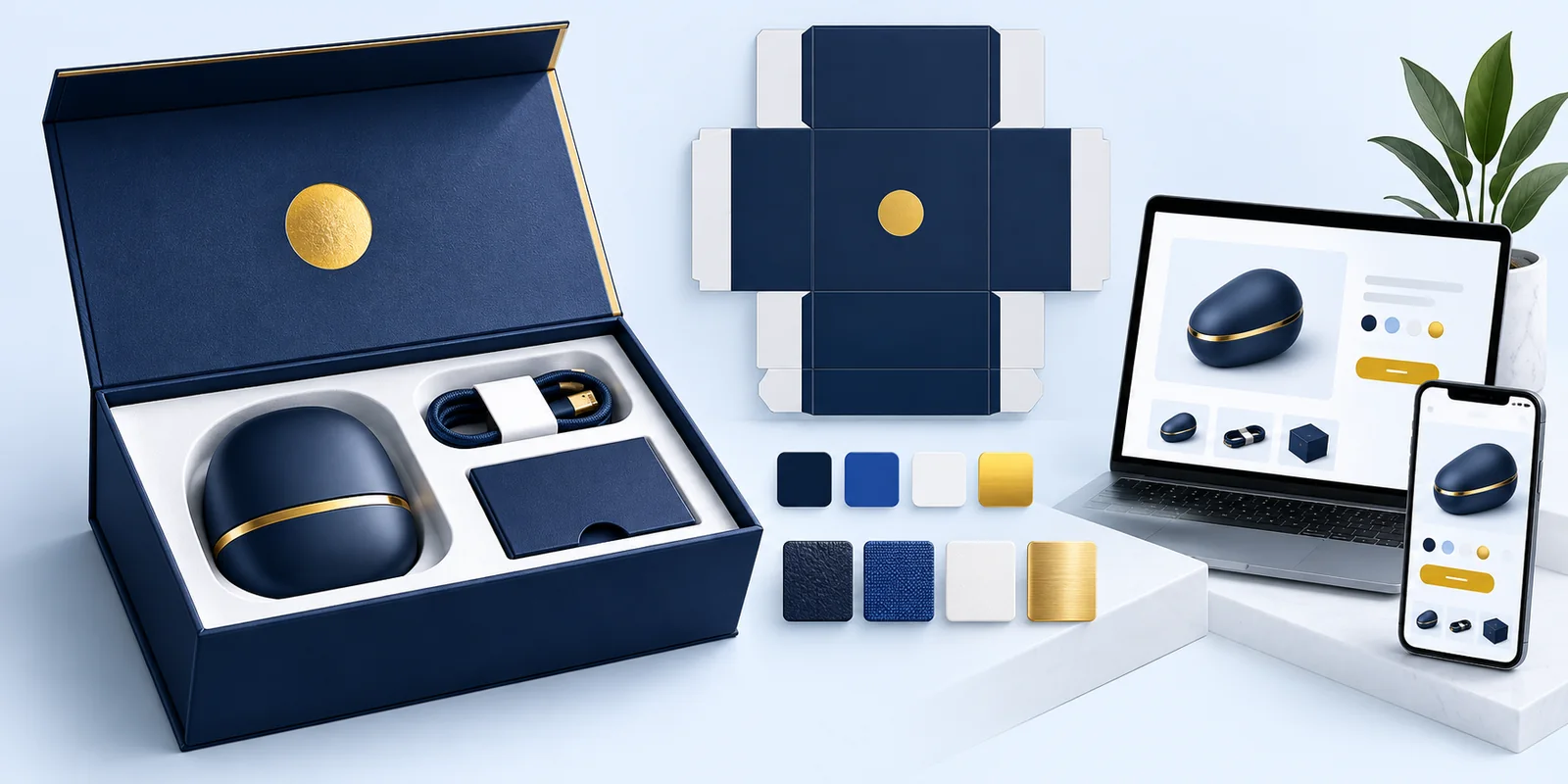 Product sourcing packaging design