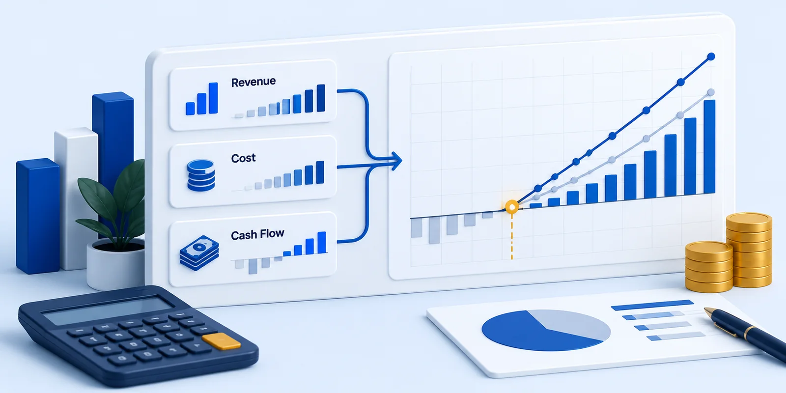 Startup advisory financial models projections