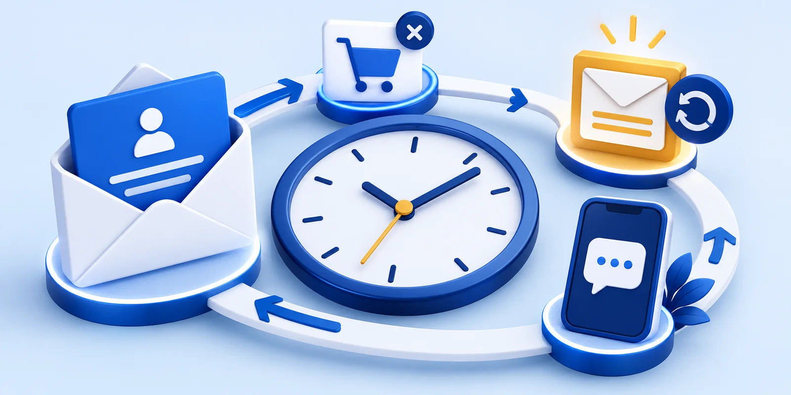 Automate marketing email sms flows