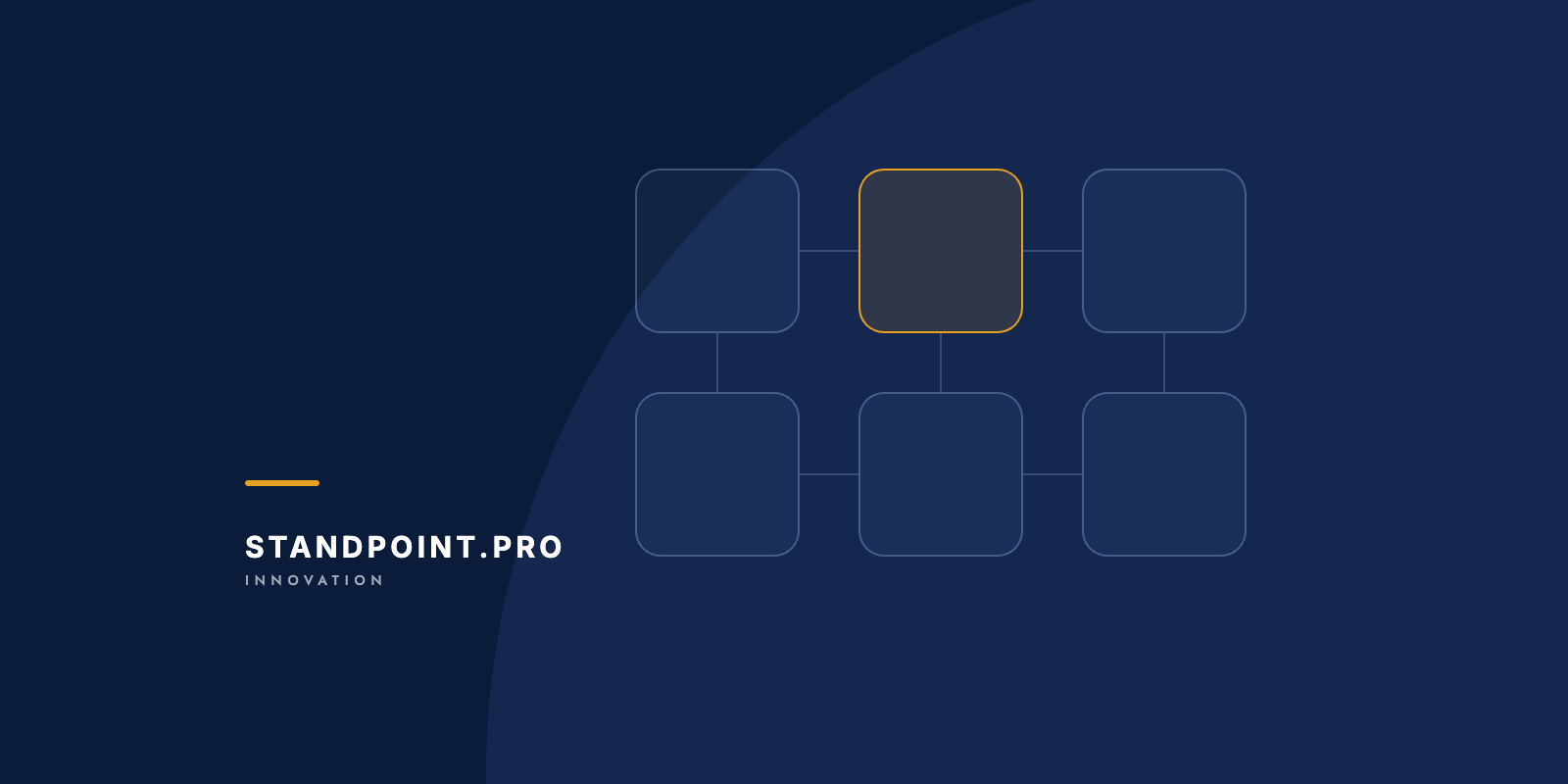 Standpoint graphic: six connected services, one highlighted